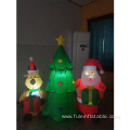 Holiday inflatable Santa Reindeer and Tree for Christmas